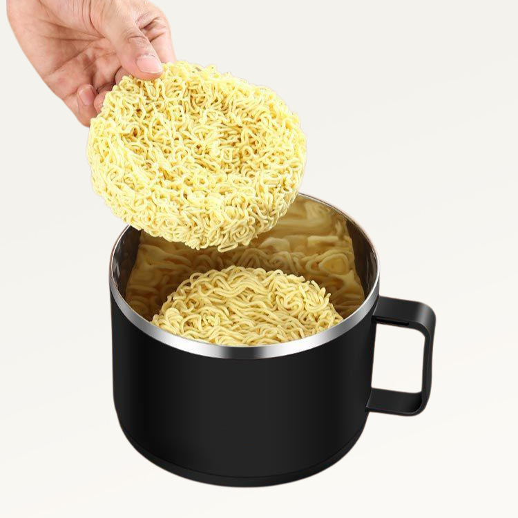 학생 기숙사 라면 그릇 직장인 스테인리스 도시락통