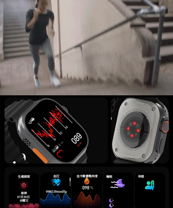 多機能スマートウォッチ