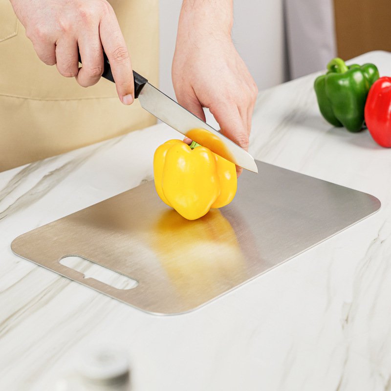 Nerezová ocel zahuštěná zelenina deska domácí ovoce a zelenina