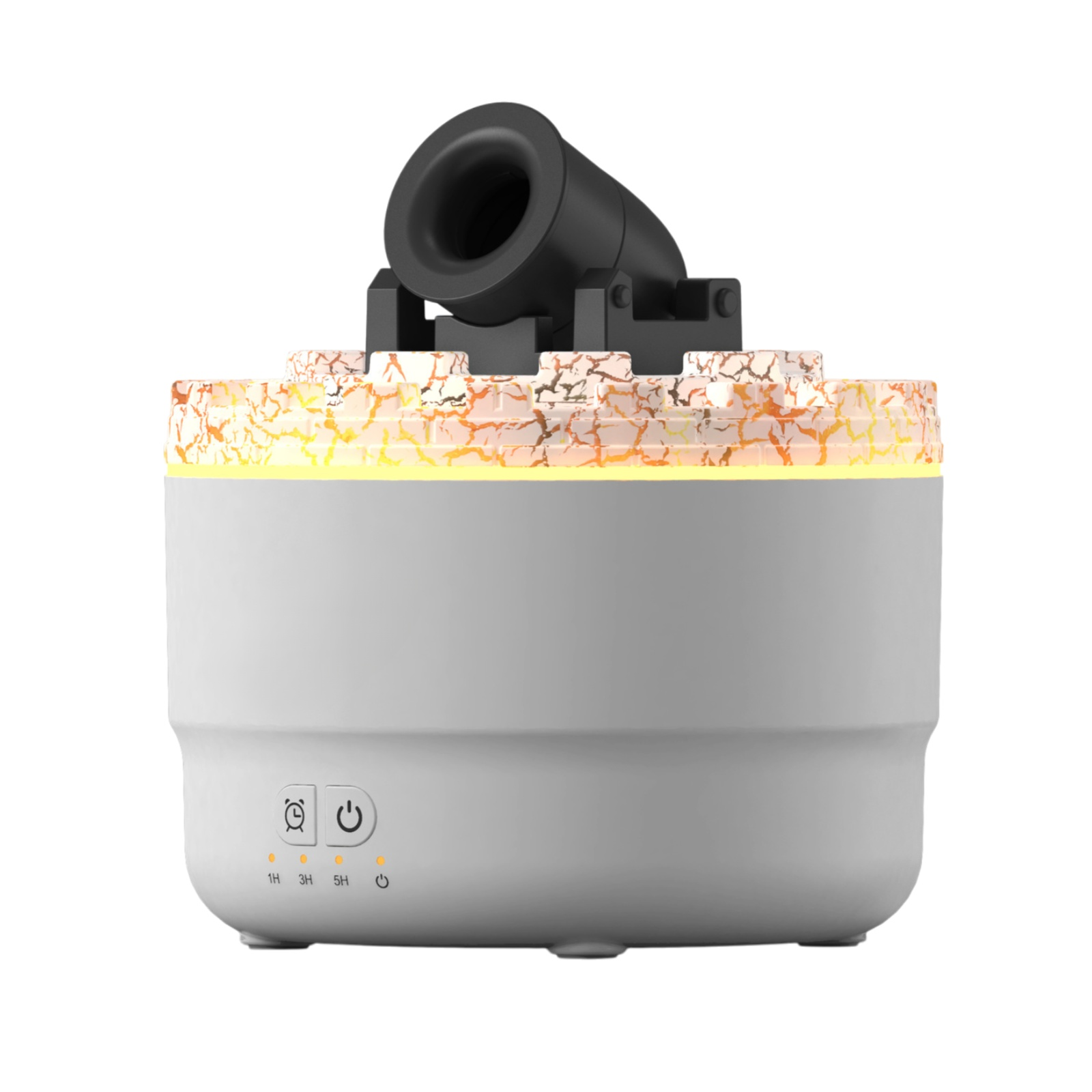 スモークリング火山タレットアロマセラピーマシン家庭用加湿器大容量大型霧ディフューザーエッセンシャルオイル