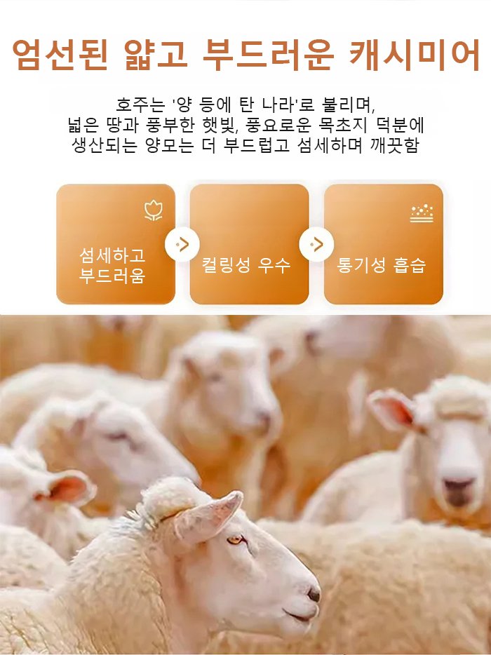 롱타입 보온 캐시미어 무릎 보호대
