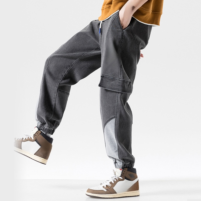 빈티지 빅사이즈 조거 데님