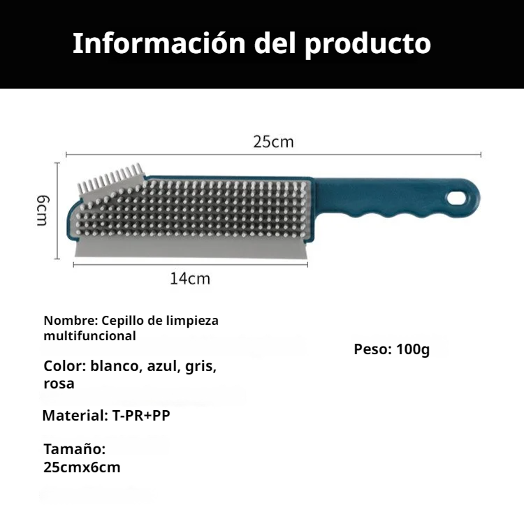 Cepillo de limpieza multifuncional de silicona