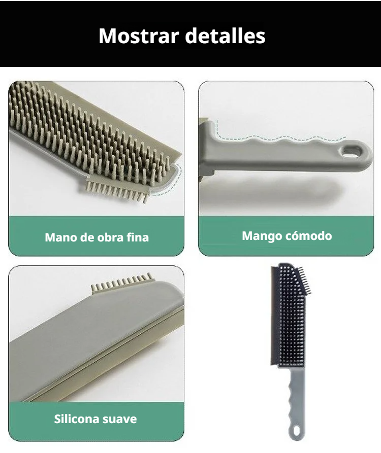 Accesorio de limpieza de silicona para el hogar