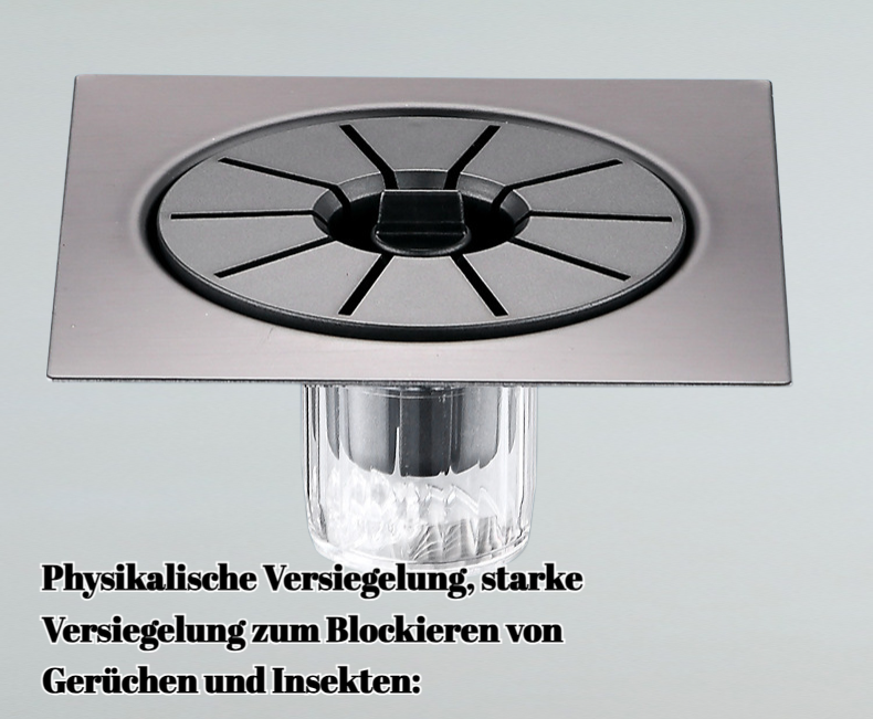 악취차단 기능이 강조된 바닥누수심