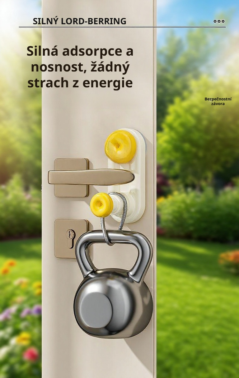 Přenosný zámek vhodný na cestování a pronájmy