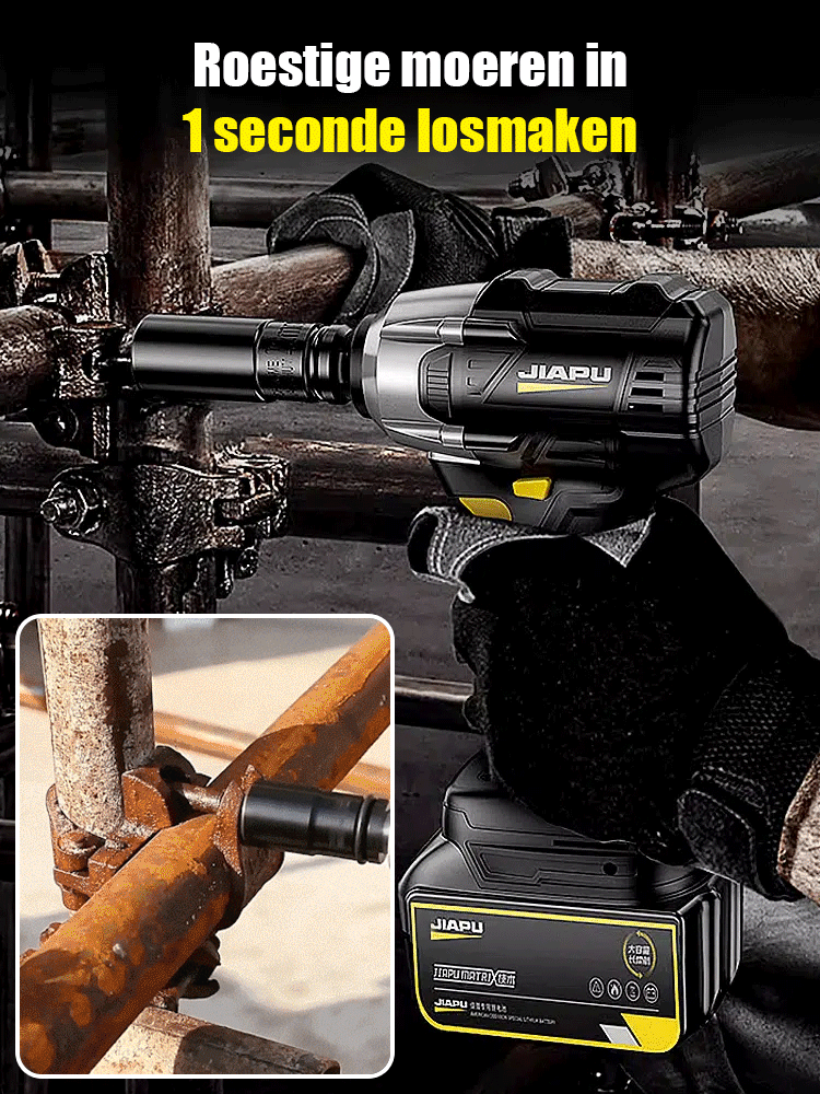 Grote koppel lithium-ion slagmoersleutel