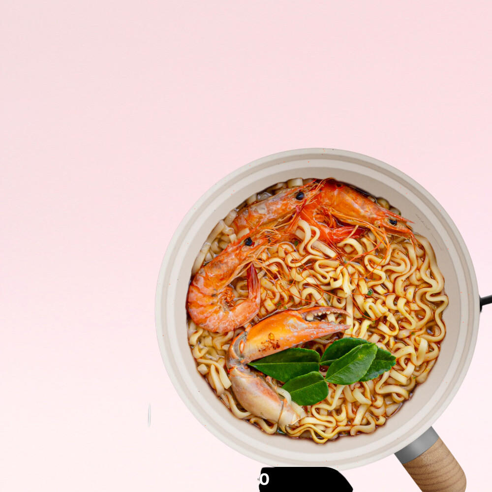 Small electric cooker with multiple functions, mini student dormitory small cooker