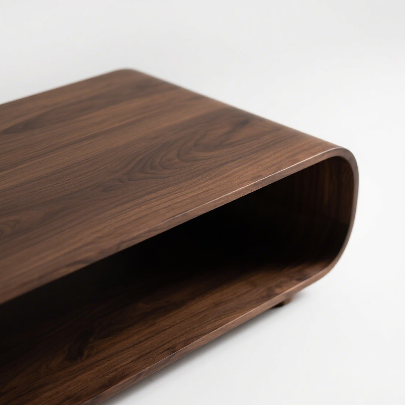 Mesa de centro creativa de madera maciza para el hogar