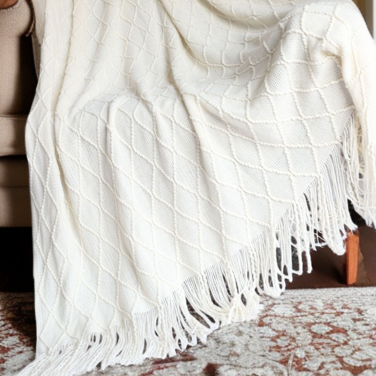 부드러운 촉감의 회복용 담요