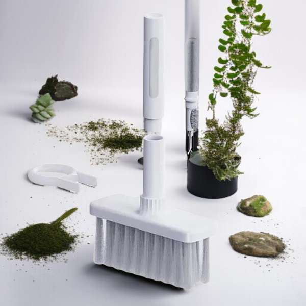 【多機能クリーニングキット】キーボード ブラシ クリーナー5-in-1 多機能 植毛スポンジ