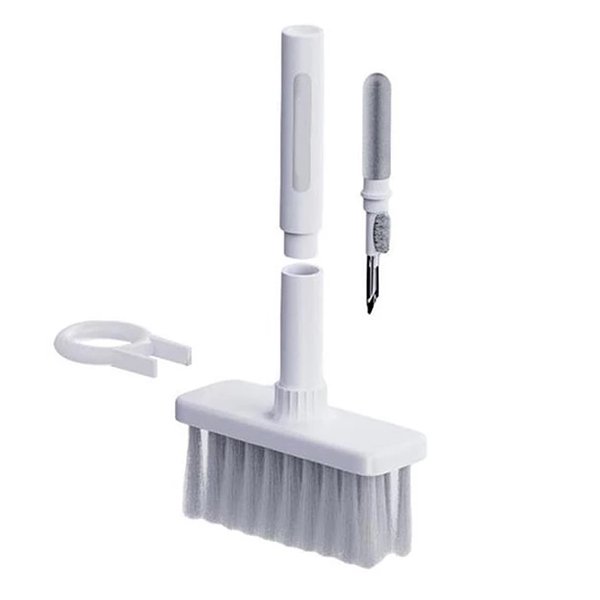 【多機能クリーニングキット】キーボード ブラシ クリーナー5-in-1 多機能 植毛スポンジ