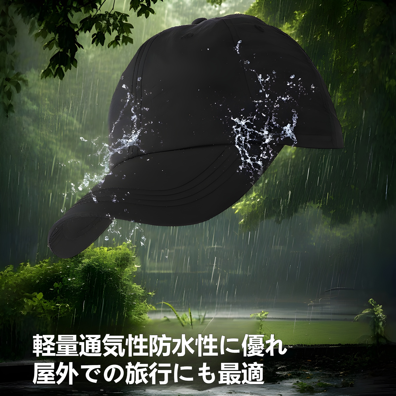 野球帽速乾性サンハット夏メンズ通気性速乾性帽子アウトドア登山釣り大きな頭囲サンハット