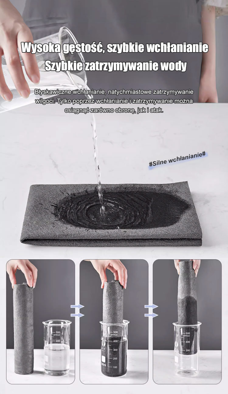 Czyste okno po użyciu ściągaczki bez smug