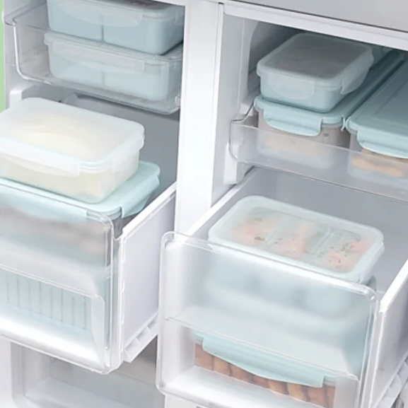 二層食品級鮮度保持用アスファルト付きバスケット収納ボックス