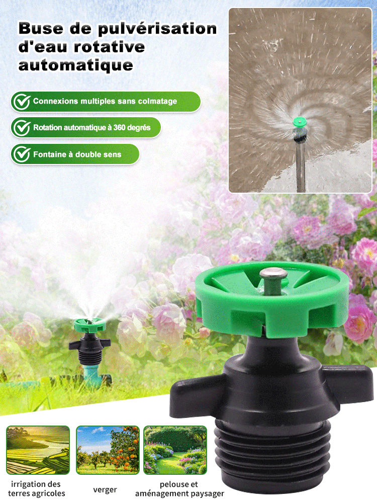 HFH-Sprinklers rotatifs à roue libre