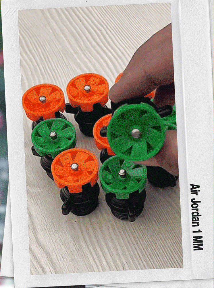 HFH-Sprinklers rotatifs à roue libre