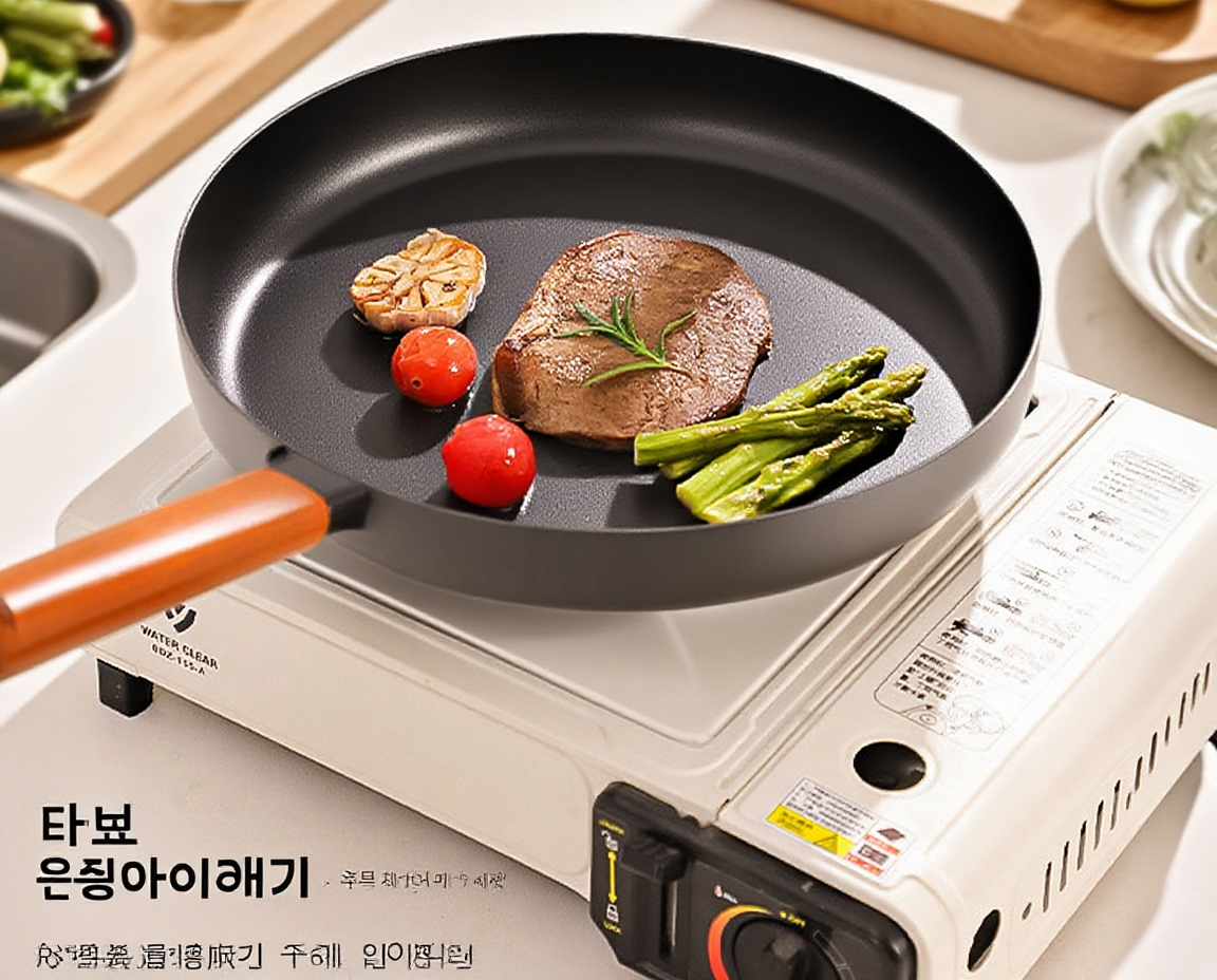 깔끔하게 세척 가능한 논스틱 프라이팬