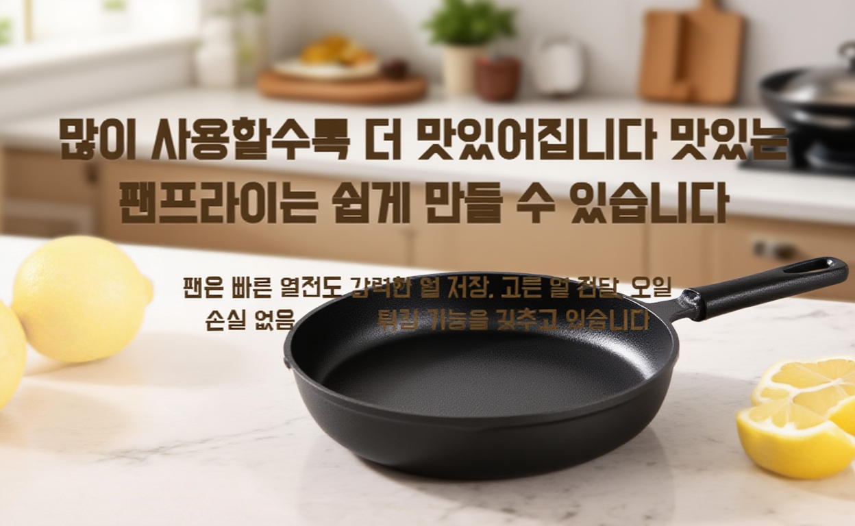 프라이팬 손잡이 및 디테일 이미지