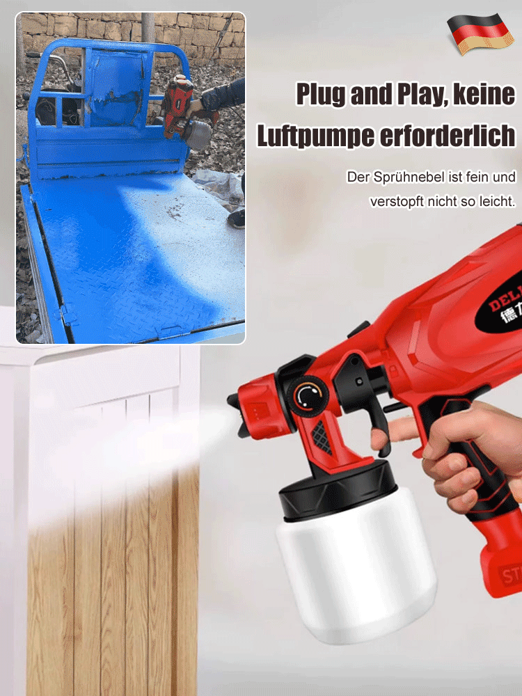 【Deutsche Handwerkskunst】Neu verbesserte Spritzpistole