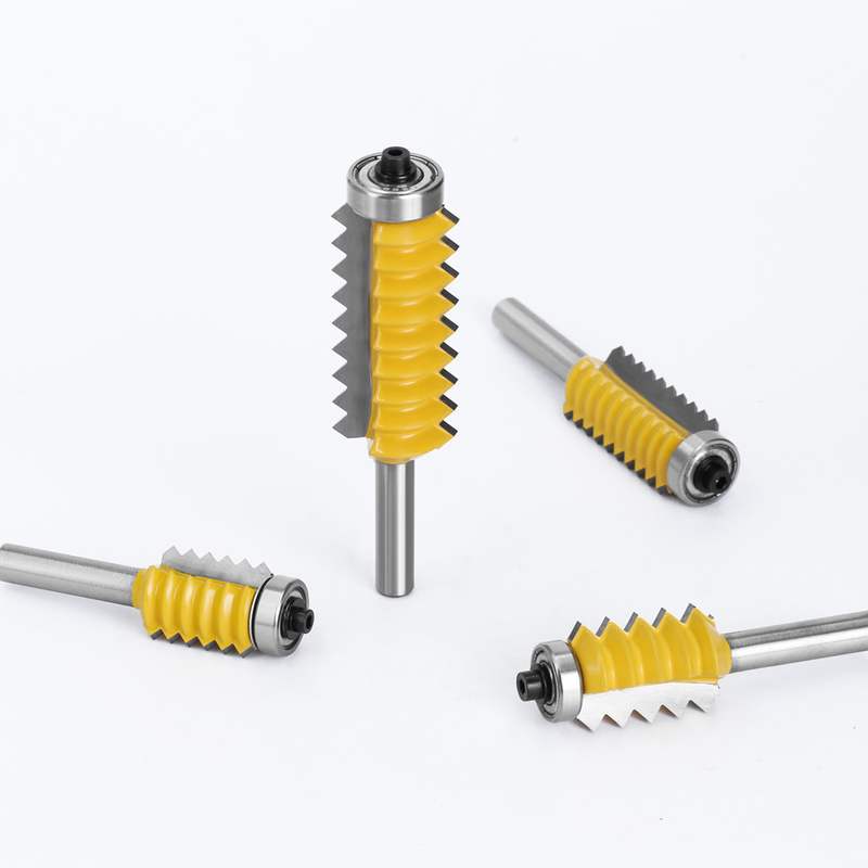 8mm shank Multi-tooth mortise and tenon cutter Woodworking cutter Line cutter Grooving cutter Wavy s