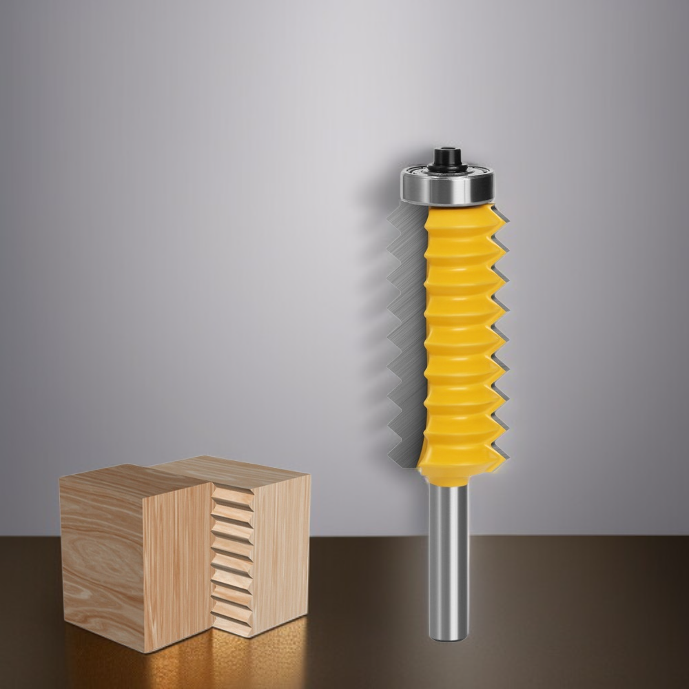 8mm shank Multi-tooth mortise and tenon cutter Woodworking cutter Line cutter Grooving cutter Wavy s