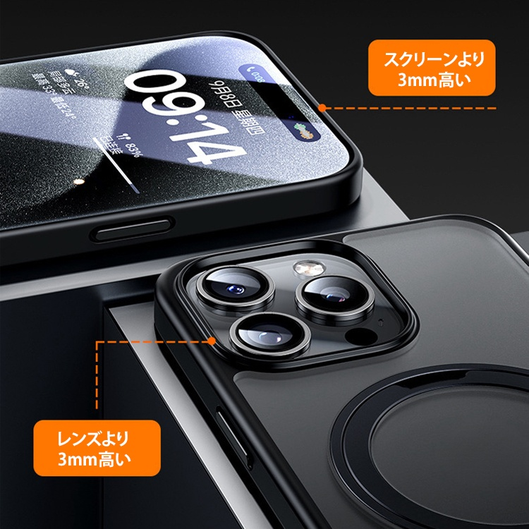 JL-マグネット吸着回転スタンド付きスマホケース