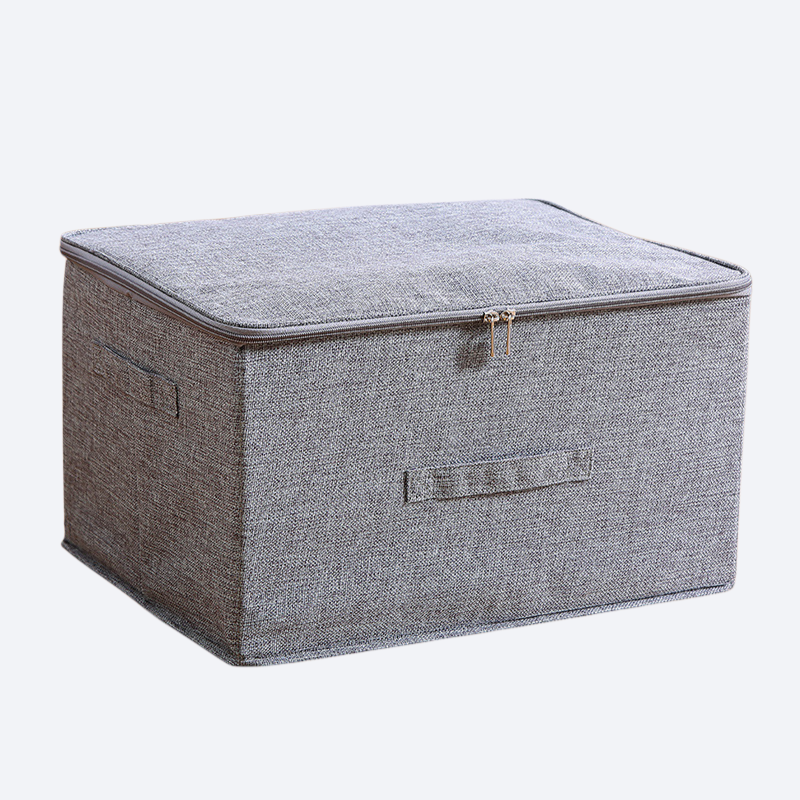 للطي غطاء لينة النسيج سستة تخزين مربع