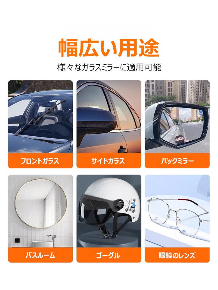 【運転中の視界が2倍クリア】車用ガラス防雨・防曇スプレー
