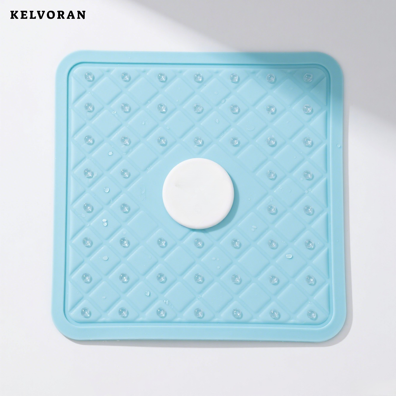 Soft absorbent bathroom floor mat