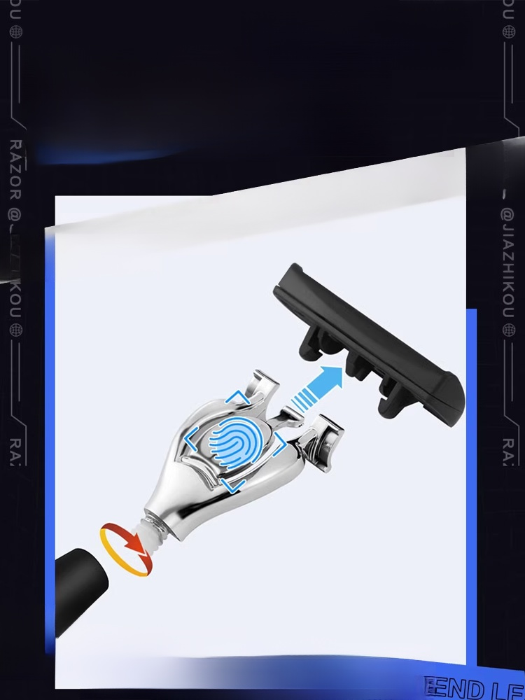 7-layer blade manual shaving razor set