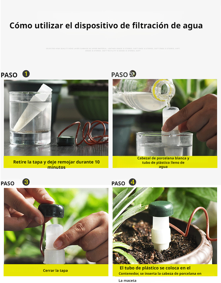 Ahorra tiempo con el dispositivo de riego automático