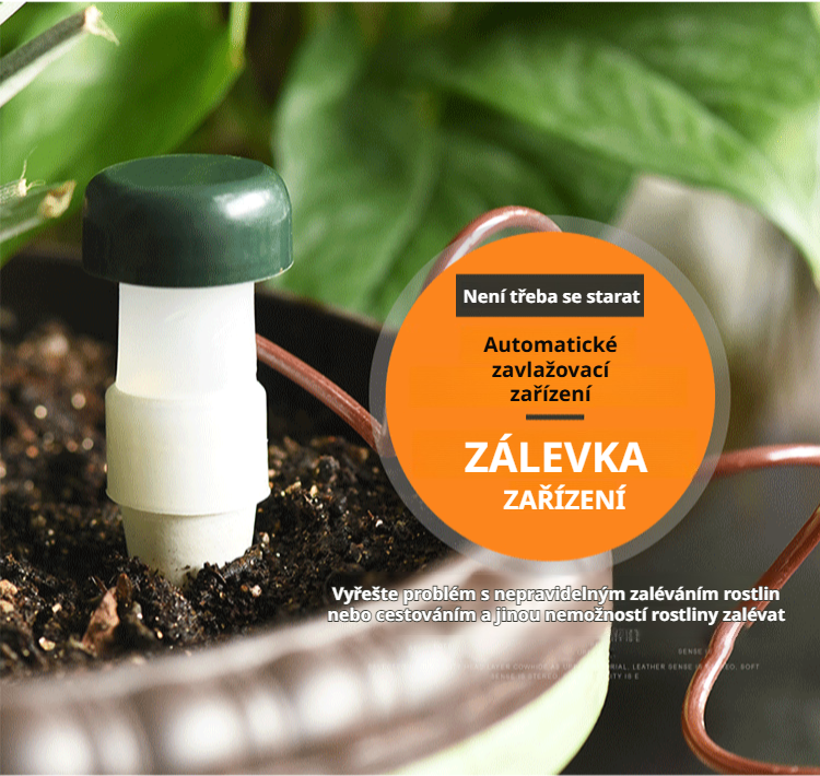 Automatický zavlažovač pro lenochy – hlavní produktová fotografie