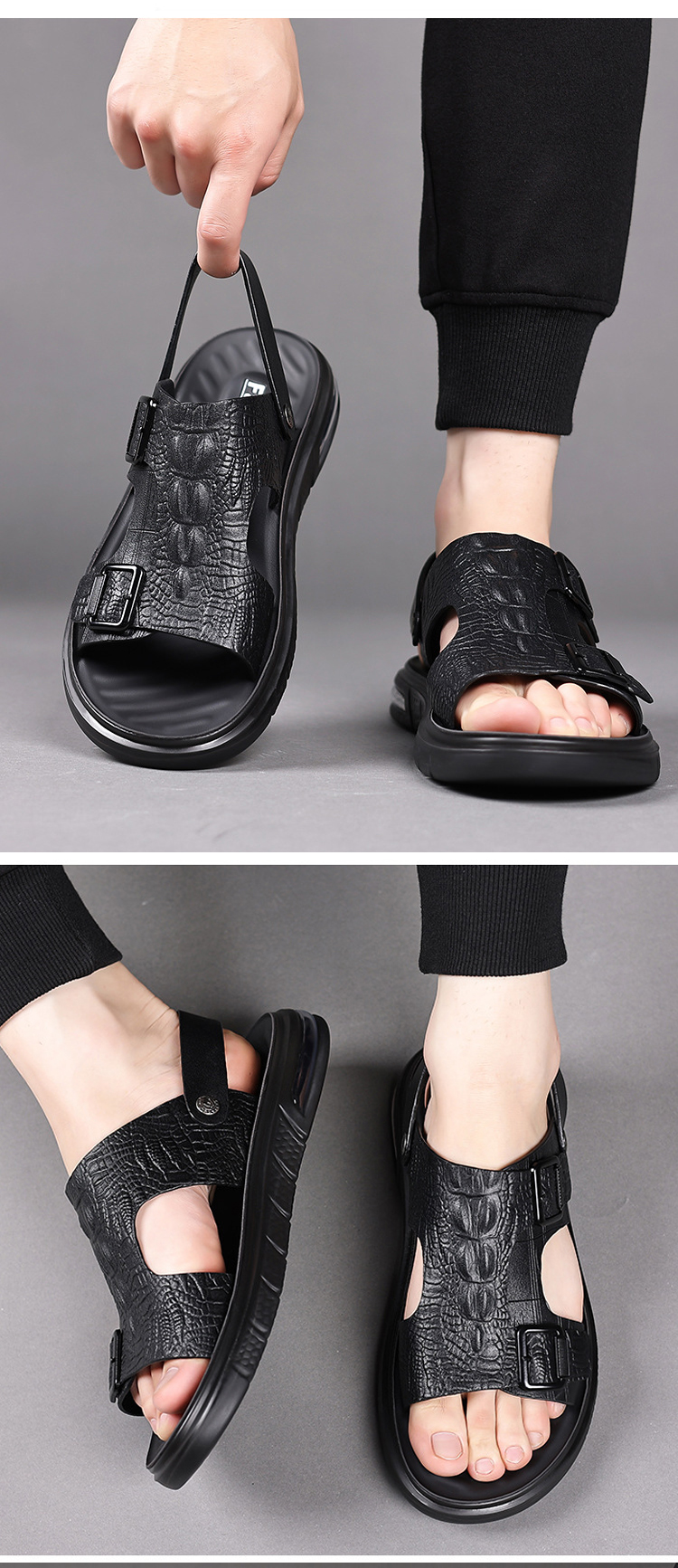 نعل سميك شبشب رجالي Noorstep لراحة القدم