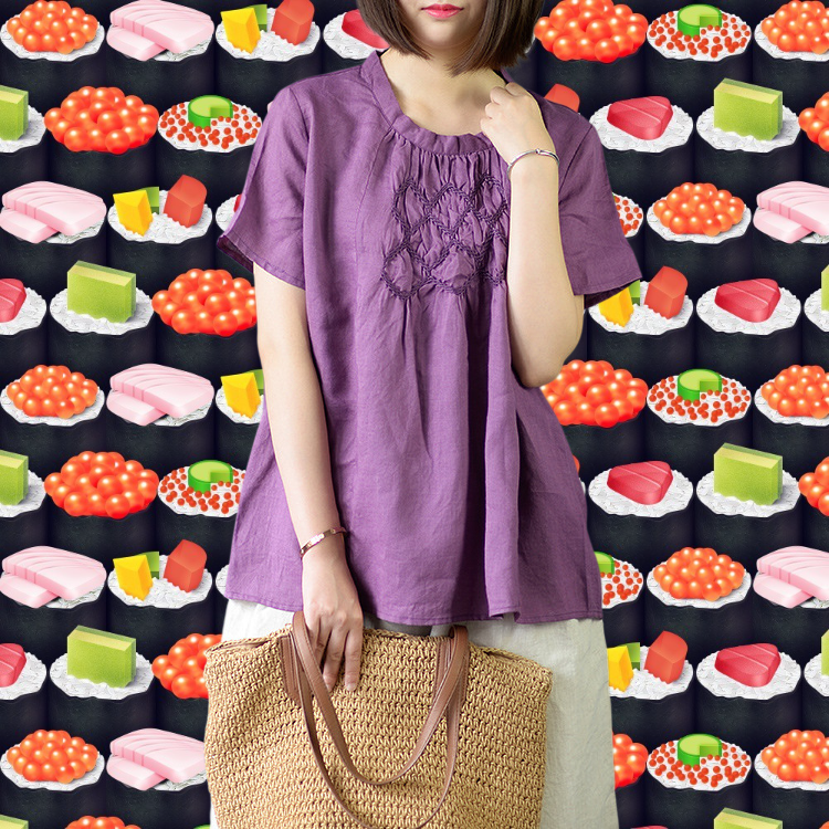 【リネンブラウス】レディース　ブラウス リネン　肌触りがいい