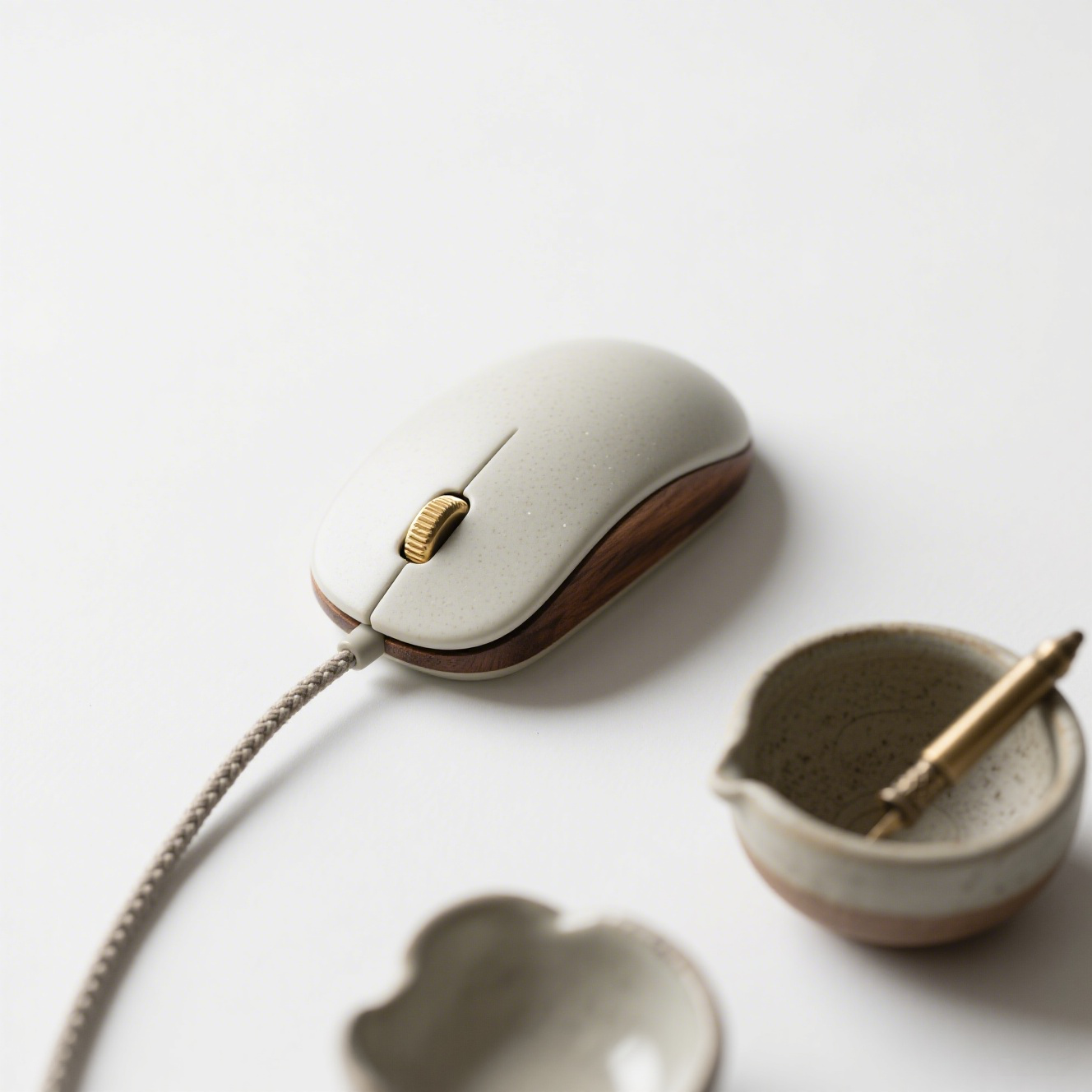 Klasická kabelová myš ve vintage stylu