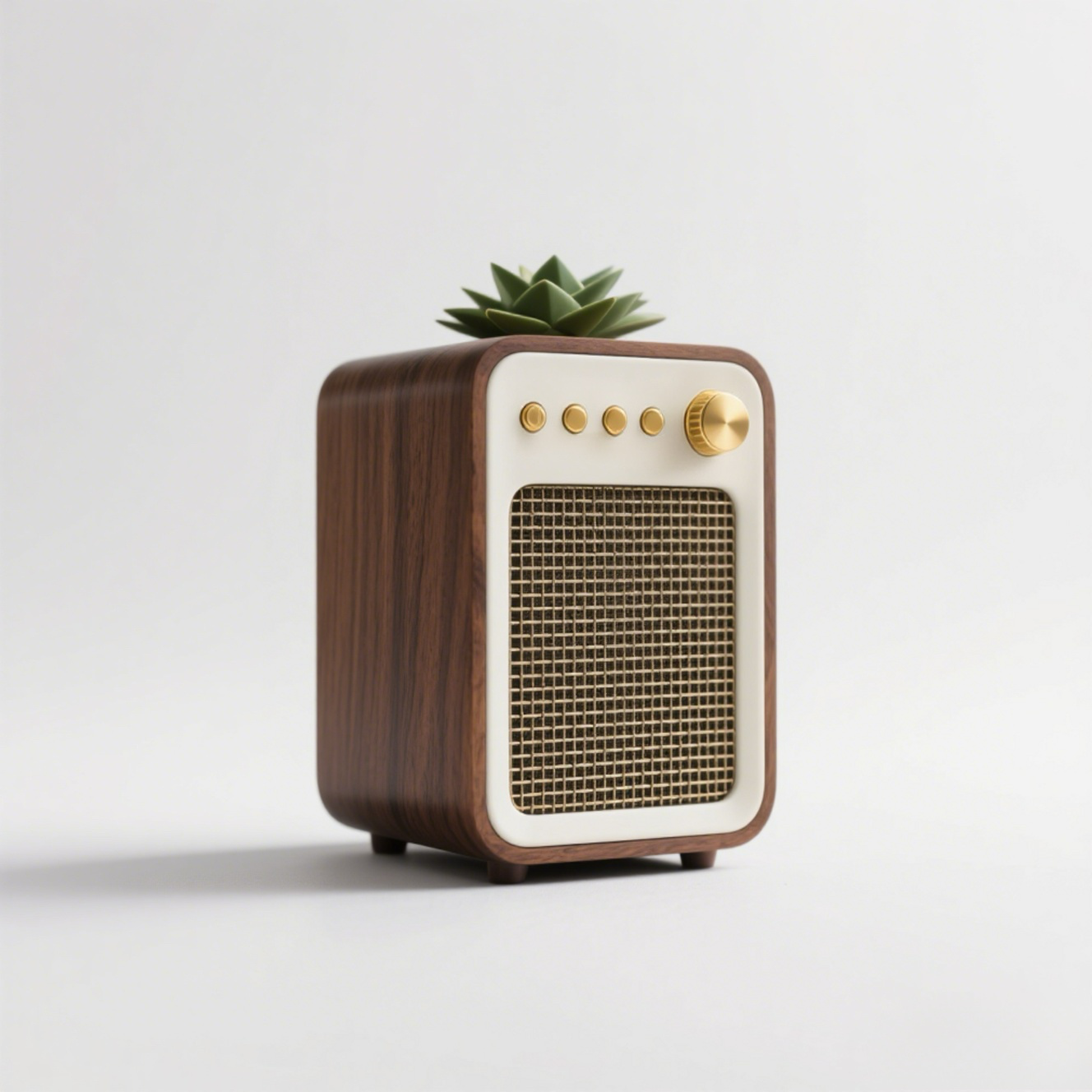 Retro Bluetooth reproduktor mini přenosný kreativní