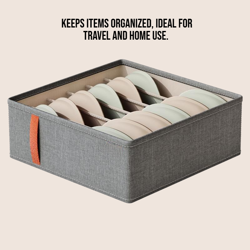 Handheld lingerie compartment storage box