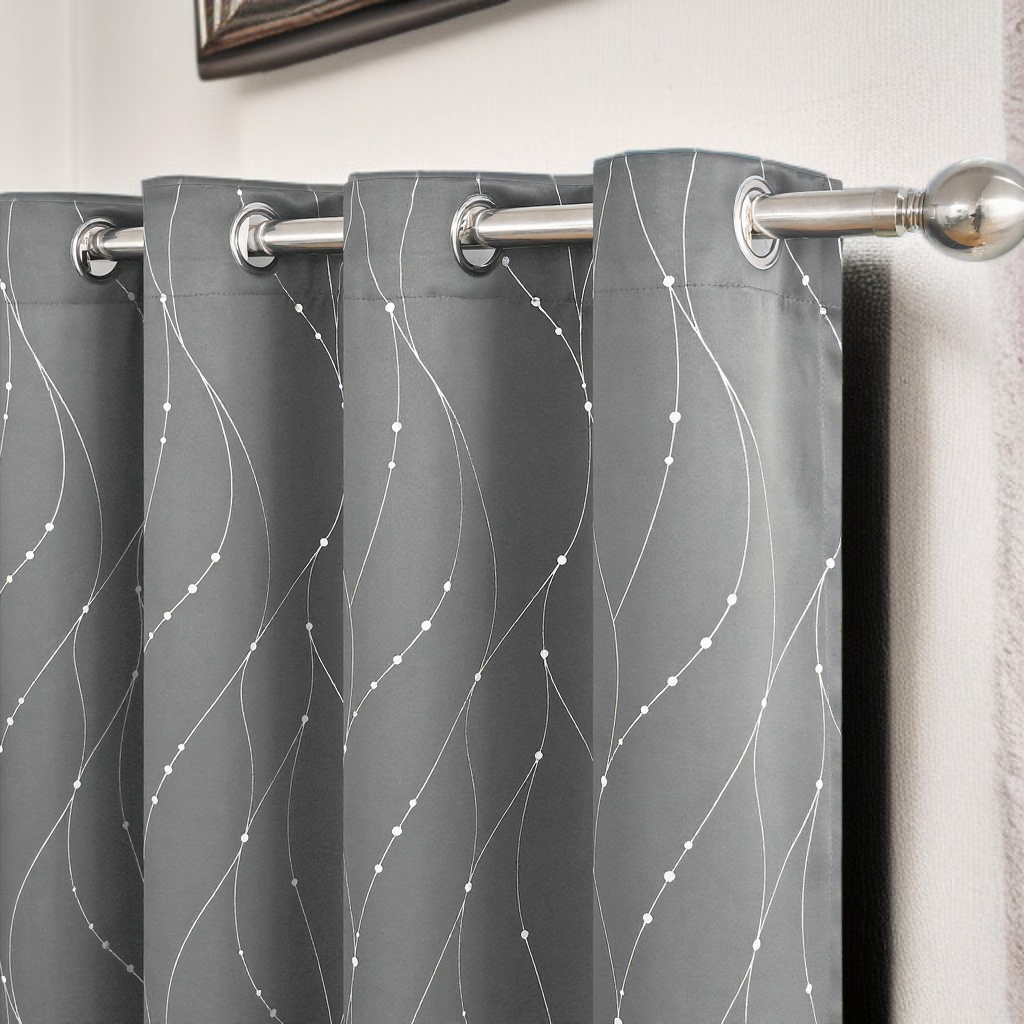 침실용 고정밀 블랙아웃 커튼