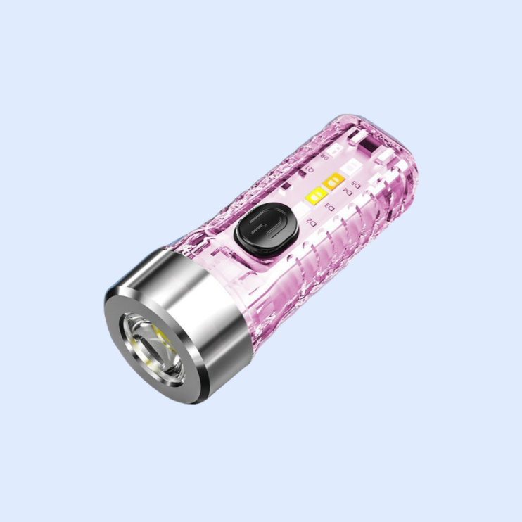 미니 강력 조명 키체인 손전등