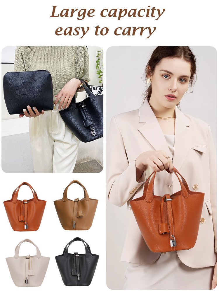 Fashionable and versatile large-capacity underarm basket bag