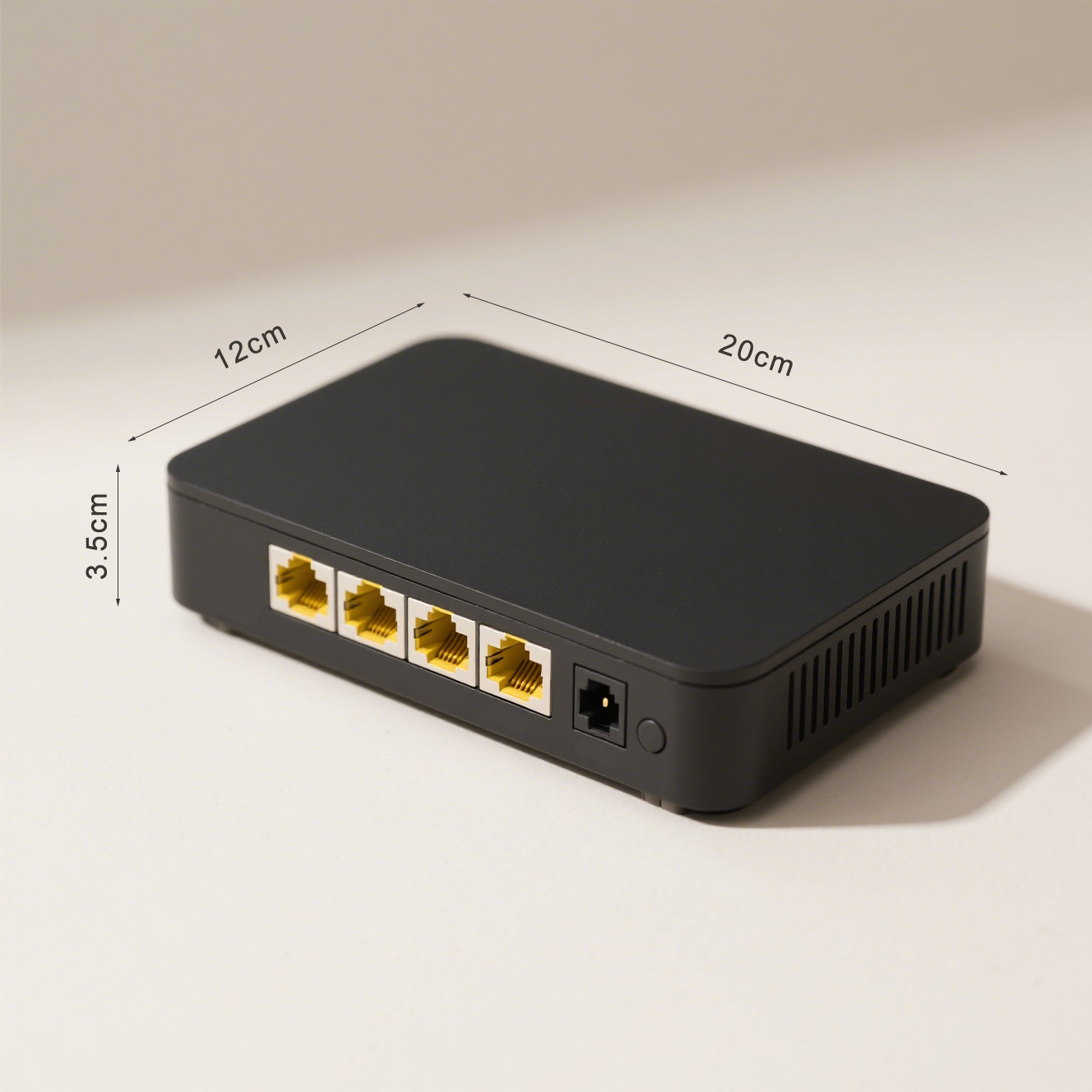 Zadní porty Wi-Fi 6 dual-band směrovače