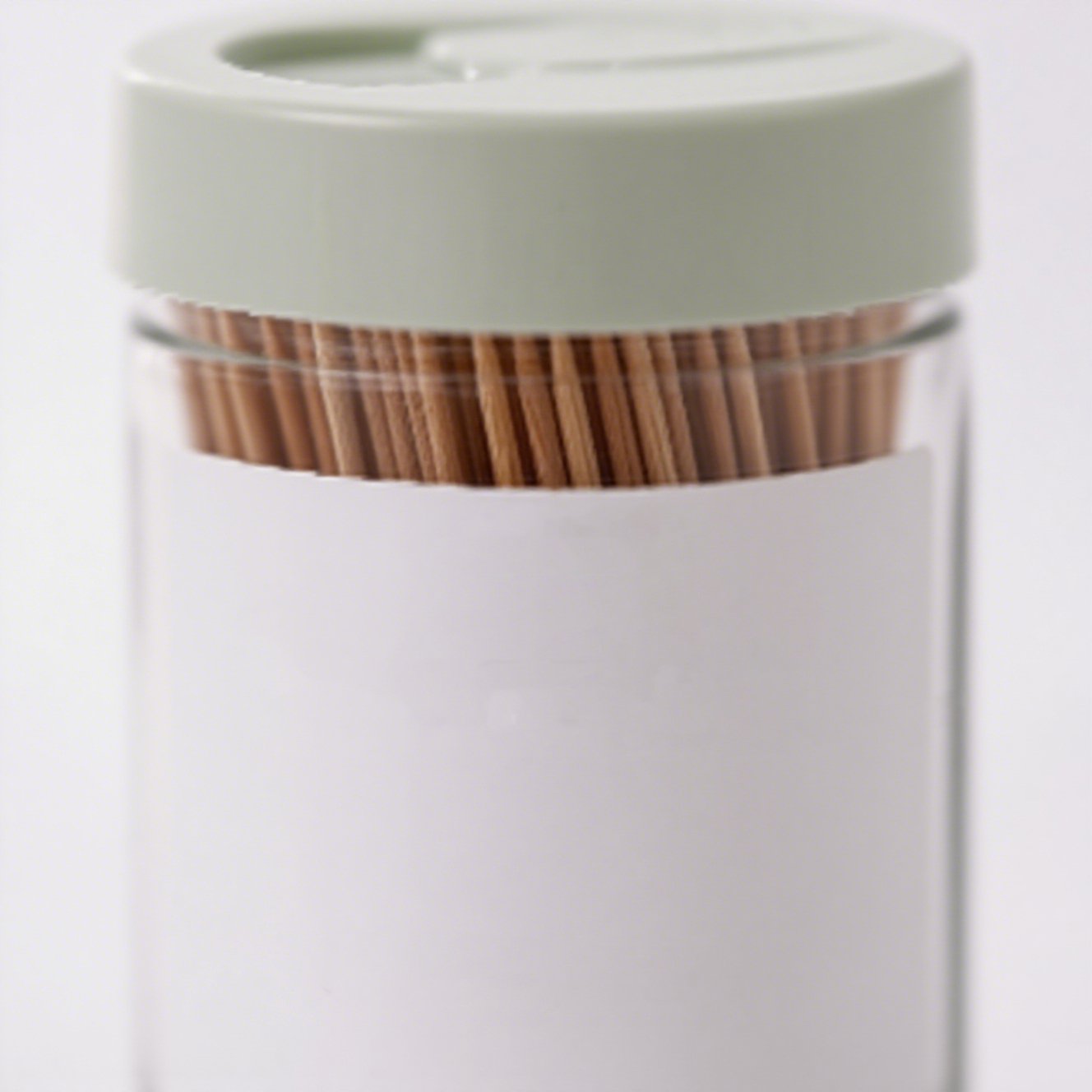 Bambusová zubní párátka v lahvi