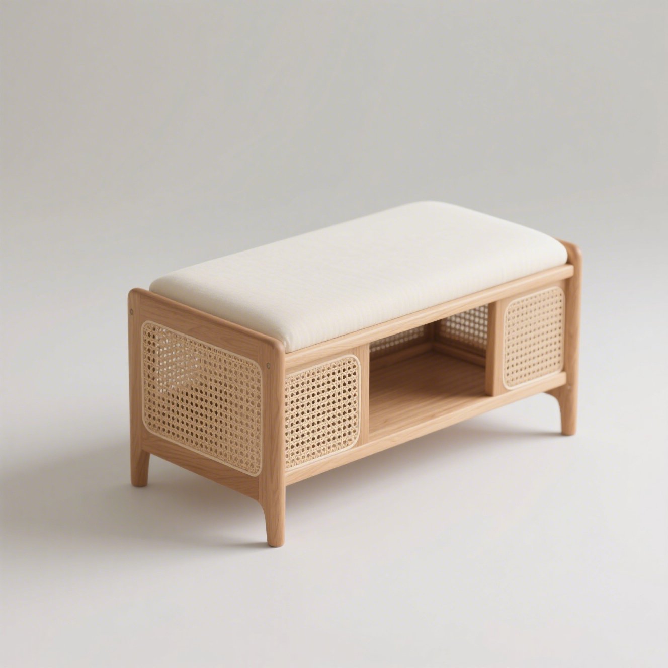 Dřevěná lavice na přezouvání bot