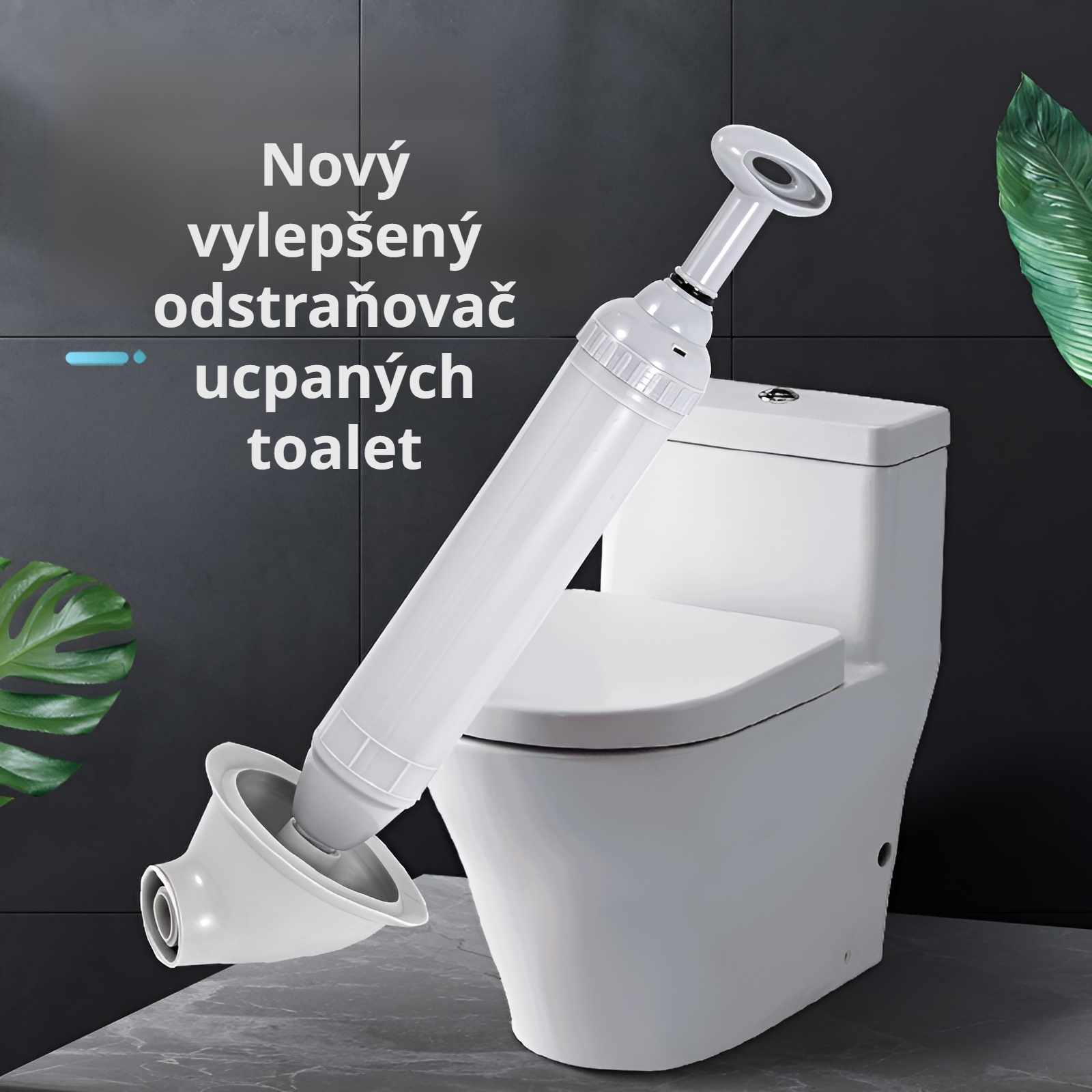 Odstraňování ucpání pomocí vakuového zvonu