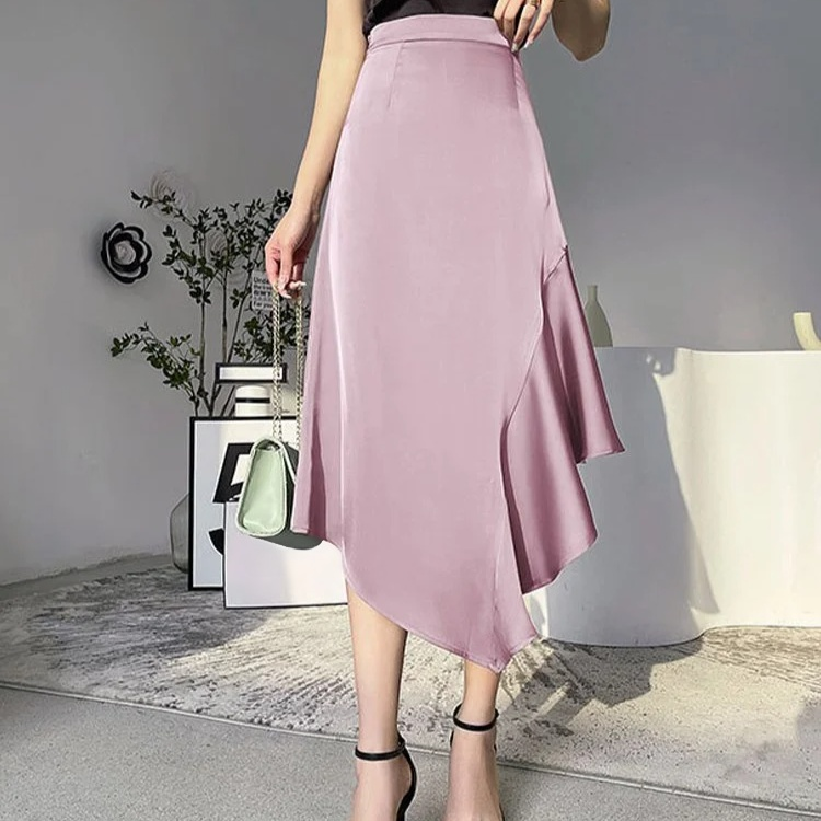 개성화 스타일 트리아세테이트 스커트