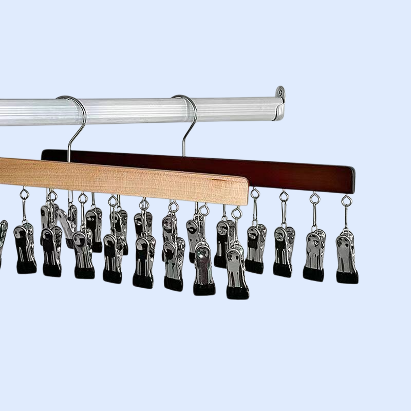 ステンレス木製物干しラック