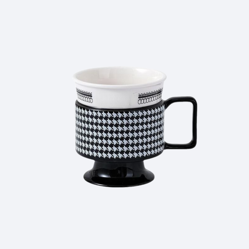French high-end light luxury ceramic coffee cup