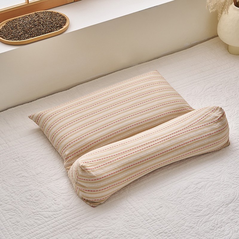 삼각 견인 메밀 베개 조합