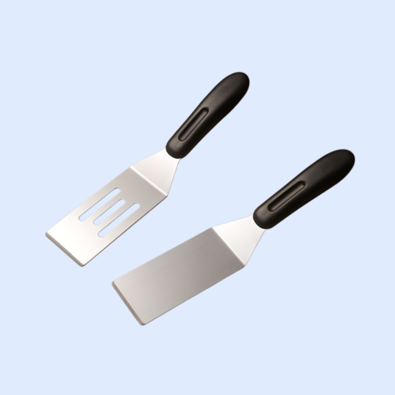 ステンレス製の日本製揚げヘラ